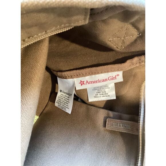 American Girl Canvas Lee Clarke Messenger Shoulder Cross Body Bag - Picture 7 of 12